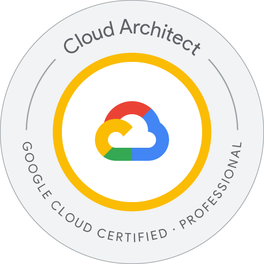 GCP Cloud Architect badge